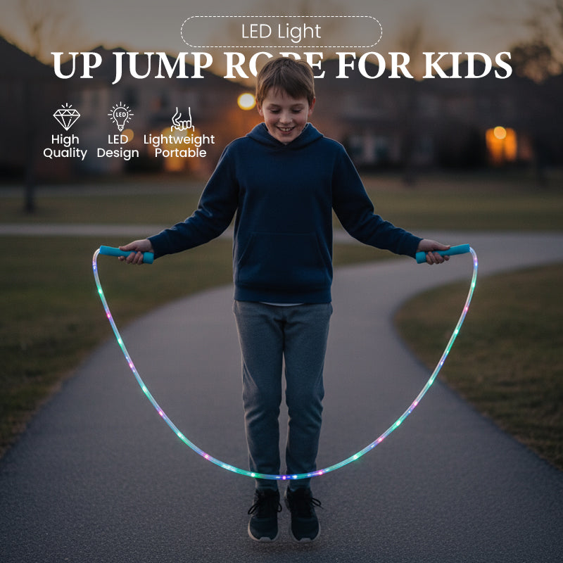 📢📢50 %  RABATT !! ⏰LED-Leuchtseil zum Springen für Kinder