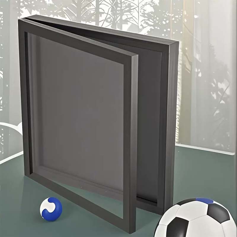 🖼️👕Holz-Ausstellungsrahmen für Jersey mit magnetischer Tür