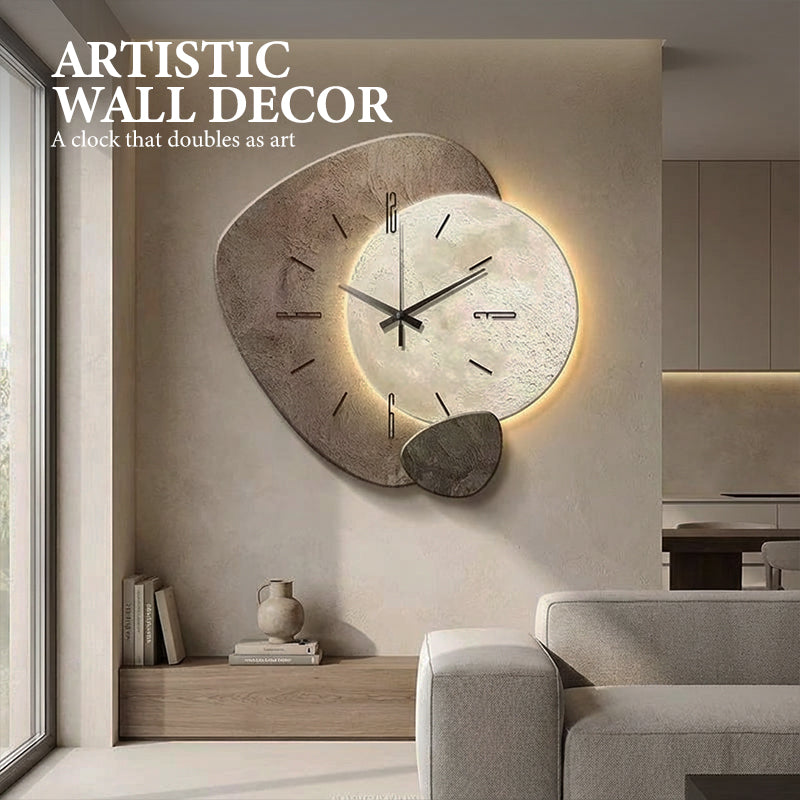💎 -50% AUF DIE DEKORATIVE WANDUHR IM NORDISCHEN STIL! 💎 Künstlerisches Design, Flüsterleise & Sanfte Hintergrundbeleuchtung ✨