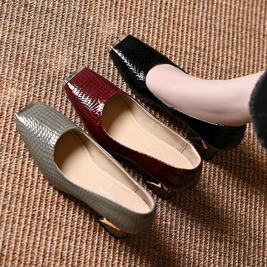 👠 54% RABATT! 🐍 Damenpumps mit Schlangenmuster & Blockabsatz – Stilvoll, Bequem & Perfekt für Besondere Anlässe ✨