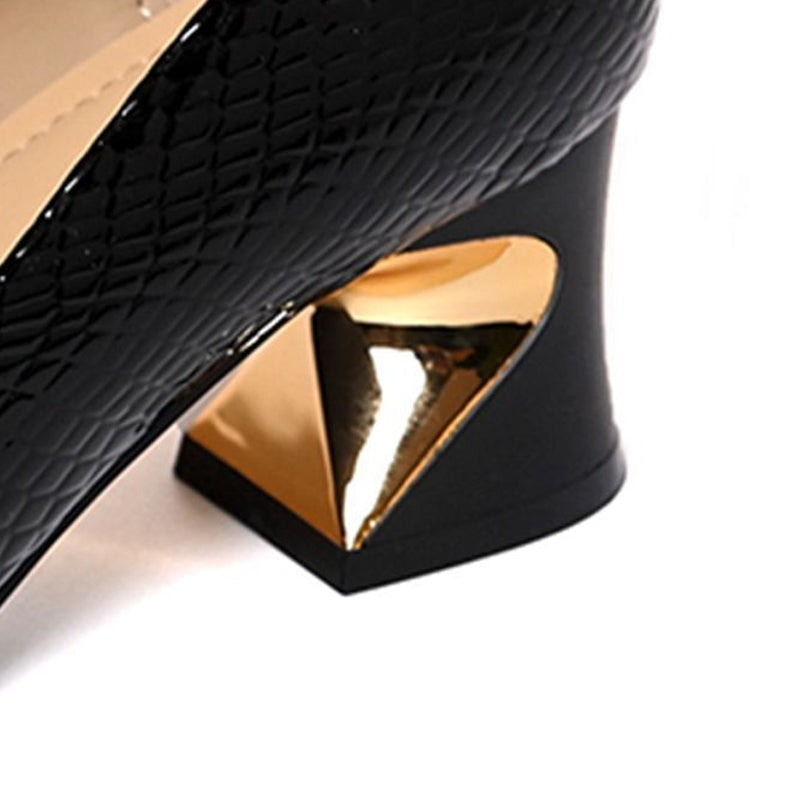 👠 54% RABATT! 🐍 Damenpumps mit Schlangenmuster & Blockabsatz – Stilvoll, Bequem & Perfekt für Besondere Anlässe ✨