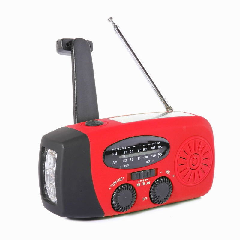 📻 54% RABATT! ☀️ Notfallradio – Solar & Kurbelbetrieb, USB-Ladung, Wetteralarm & Robust für Outdoor/Krise 🔋