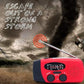 📻 54% RABATT! ☀️ Notfallradio – Solar & Kurbelbetrieb, USB-Ladung, Wetteralarm & Robust für Outdoor/Krise 🔋