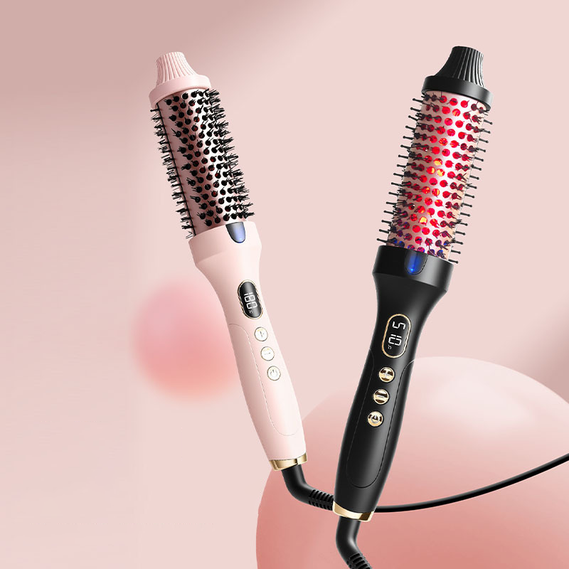 📢📢50 % Rabatt!!+2 Artikel = kostenloser Versand ⏰💇‍♀️ 32 mm Ionen-Heizbürste für Locken & Volumen – Glätt- und Stylingbürste für Pony & Ansatz 🎀✨