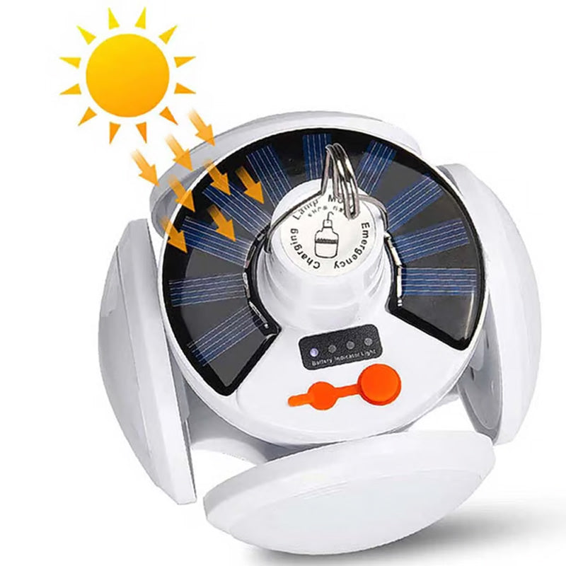 📢📢Kaufe 2 und erhalte 1 gratis⏰Solar-LED-Lampe – aufladbar, tragbar für Outdoor, Camping & Notfallbeleuchtung 🌞💡