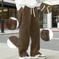 Herrenhose mit lockerer Passform, Kordelzug und Taschen