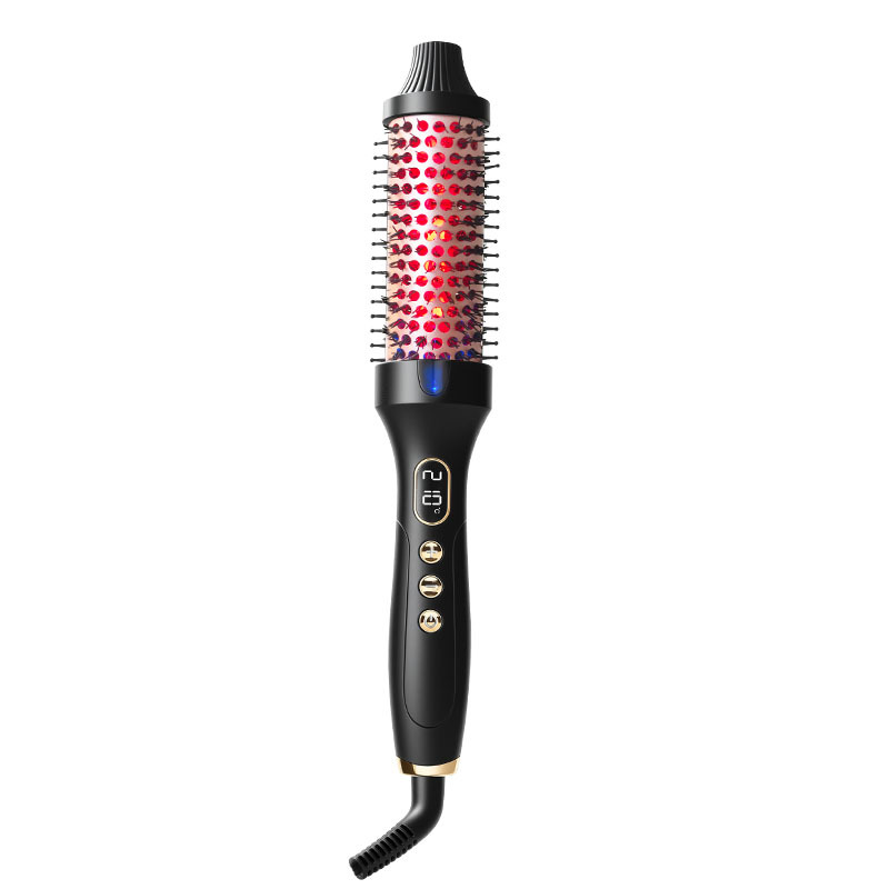 📢📢50 % Rabatt!!+2 Artikel = kostenloser Versand ⏰💇‍♀️ 32 mm Ionen-Heizbürste für Locken & Volumen – Glätt- und Stylingbürste für Pony & Ansatz 🎀✨
