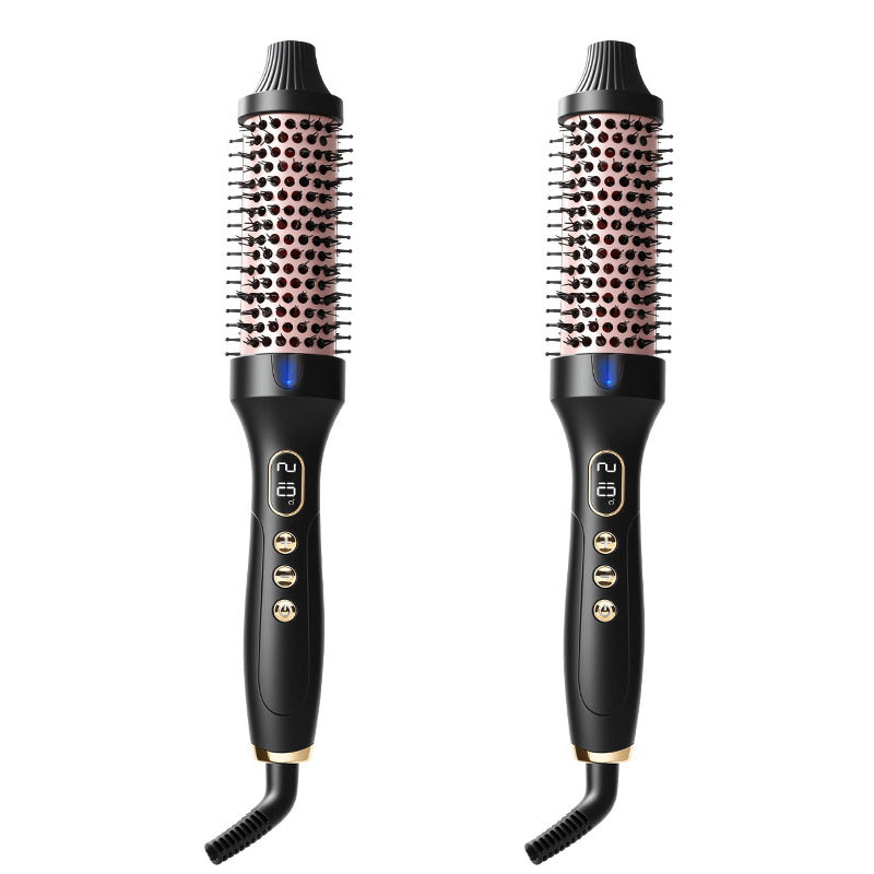 📢📢50 % Rabatt!!+2 Artikel = kostenloser Versand ⏰💇‍♀️ 32 mm Ionen-Heizbürste für Locken & Volumen – Glätt- und Stylingbürste für Pony & Ansatz 🎀✨