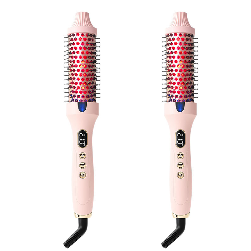 📢📢50 % Rabatt!!+2 Artikel = kostenloser Versand ⏰💇‍♀️ 32 mm Ionen-Heizbürste für Locken & Volumen – Glätt- und Stylingbürste für Pony & Ansatz 🎀✨