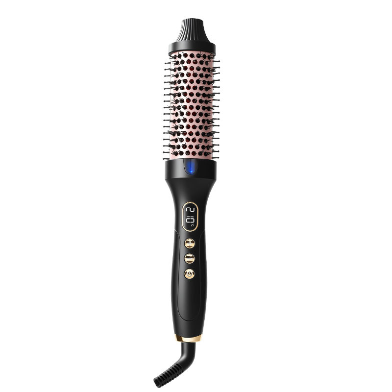 📢📢50 % Rabatt!!+2 Artikel = kostenloser Versand ⏰💇‍♀️ 32 mm Ionen-Heizbürste für Locken & Volumen – Glätt- und Stylingbürste für Pony & Ansatz 🎀✨