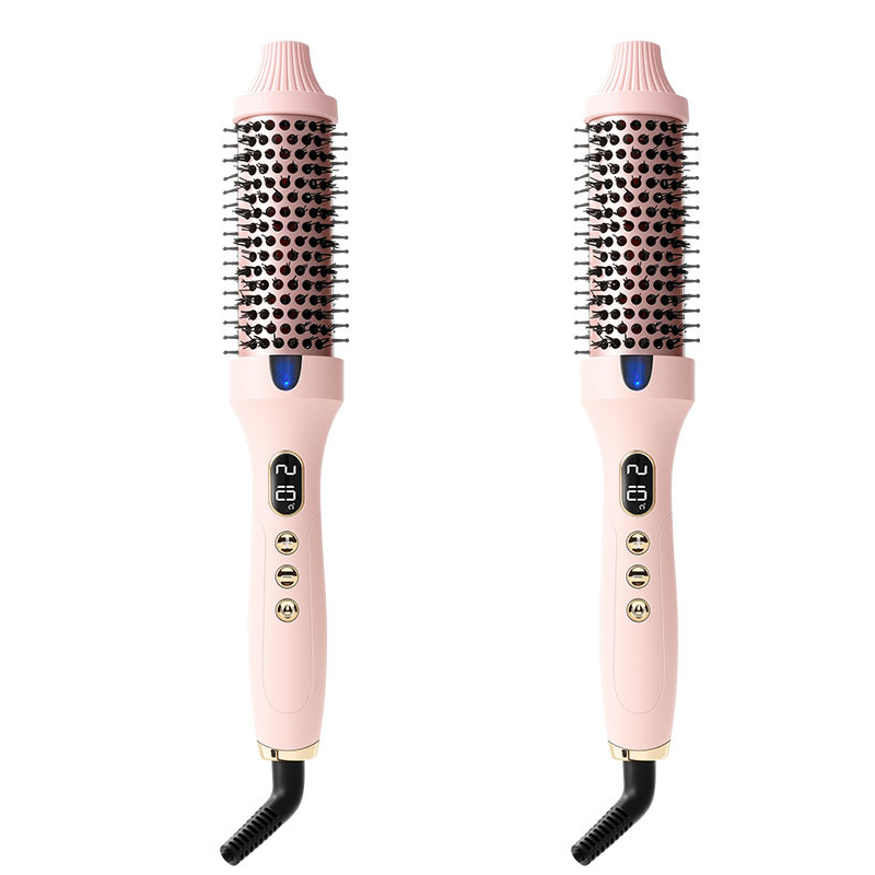 📢📢50 % Rabatt!!+2 Artikel = kostenloser Versand ⏰💇‍♀️ 32 mm Ionen-Heizbürste für Locken & Volumen – Glätt- und Stylingbürste für Pony & Ansatz 🎀✨