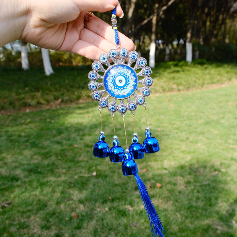 🧿 Nazar-Amulett-Windspiel – Schutz vor dem Bösen Blick, Dekorativ für Zuhause & Perfektes Geschenk