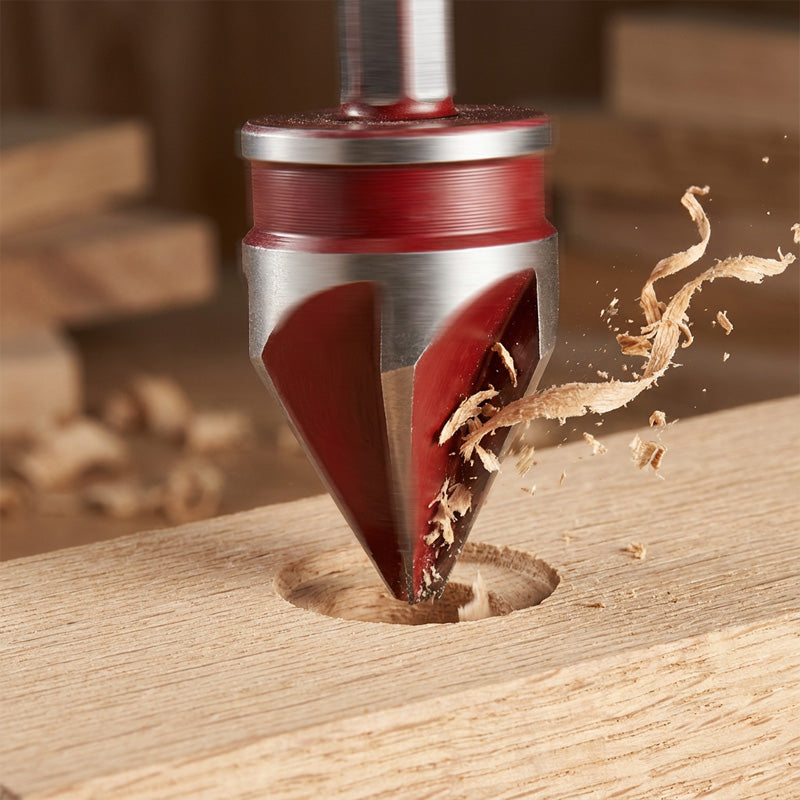🔩 KAUFE 2, ERHALTE 1 GRATIS! ⚙️ Senkbohrer-Set aus Hochkarbonstahl – Präzise Bohrungen für Holz/Metall, Langlebig & Schnellspannend 🛠️
