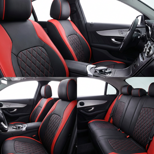 🚗 57% RABATT! 🛋️ 9-teiliges Leder-Autositzbezug-Set – Universelle Passform, Atmungsaktiv & Leicht zu Reinigen für Perfekten Innenraum ✨