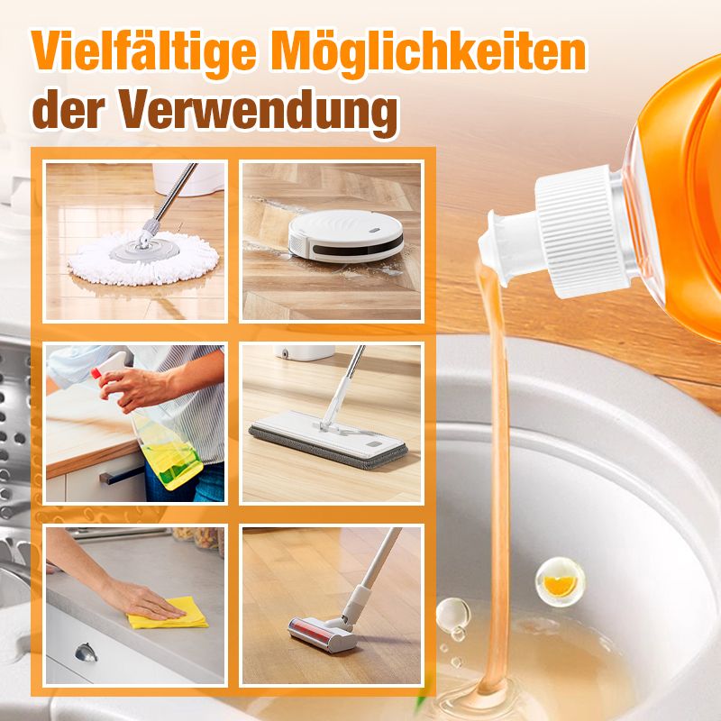 Hochwirksames Desinfektions- und Reinigungsmittel für Fußböden