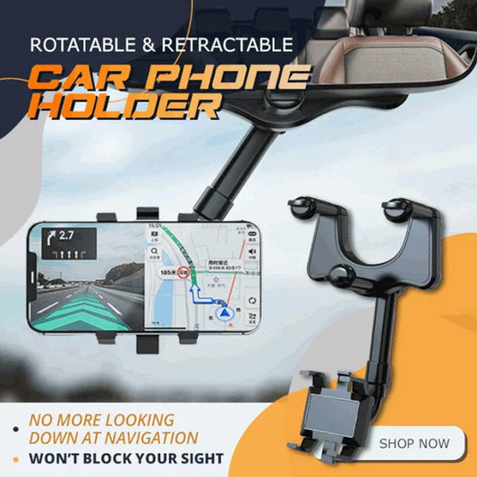 📱🔄 50% RABATT! Drehbarer & einziehbarer Autotelefonhalter – 360° Rotation, stabil & platzsparend – Perfekt für sichere Navigation & Einhandbedienung 🚗✨