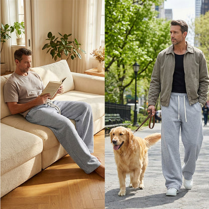📢📢60 % Rabatt!! ⏰Herren-Freizeithose mit Kordelzug in lockerer Passform