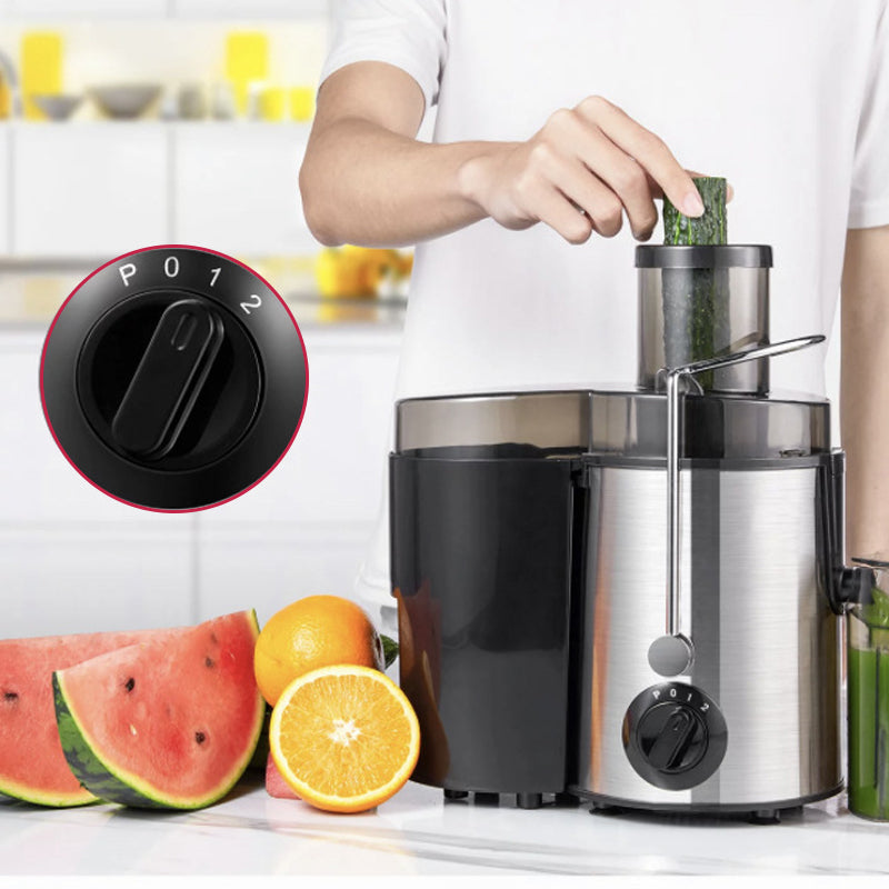 🍊 56% RABATT! ⚡ Schneller Elektrischer Entsafter für den Hausgebrauch – Automatische Saftgewinnung, Kraftvoller Motor & Leichte Reinigung 🥤