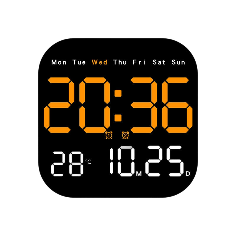 ⏰ 56% RABATT! 💎 Multifunktionaler Digitalwecker – Zeit, Datum, Temperatur & Fernbedienung – Ideal für Zuhause & Büro 🌡️