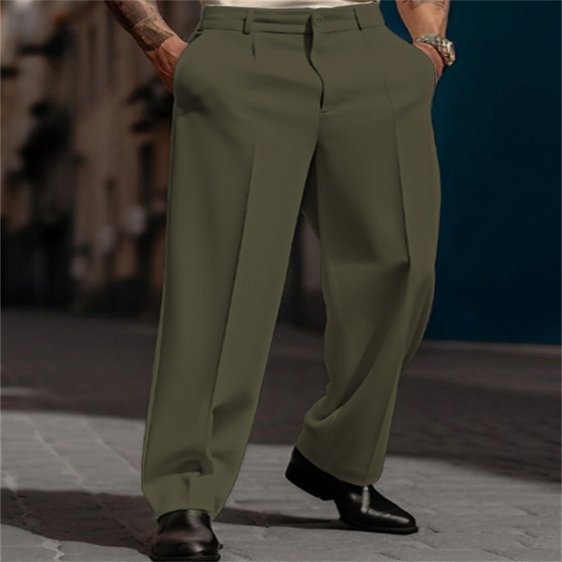 👖 56% RABATT! 💎 Lässige Herrenhose mit Bundfalte & Weitem Bein – Atmungsaktiv, Vielseitig & Funktionale Taschen 🌿