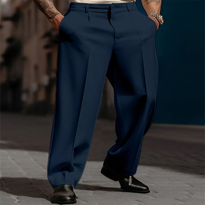 👖 56% RABATT! 💎 Lässige Herrenhose mit Bundfalte & Weitem Bein – Atmungsaktiv, Vielseitig & Funktionale Taschen 🌿