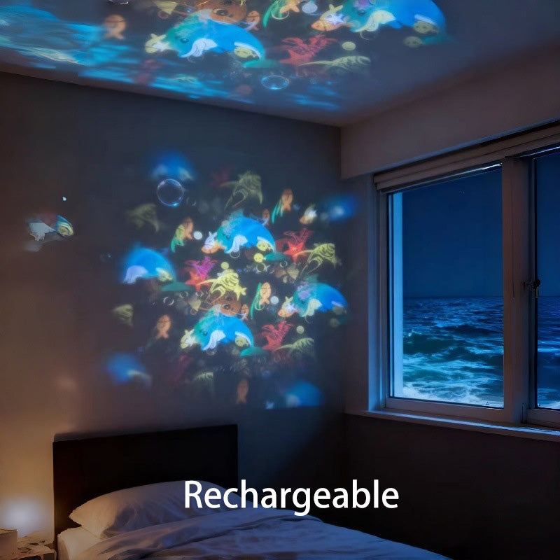 🥳HEISSER SALE 2026🥳💞50.000+ VERKAUFT! Rotierender LED-Projektor mit dynamischem Lichteffekt