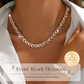 💎 60% RABATT! 💎 Verstellbares Halsketten- & Armband-Set im Blatt-Design mit Strass – Eleganz aus der Natur, Funkelglanz für jeden Anlass ✨🌿
