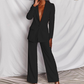👔 58% RABATT! 👖 Elegantes Blazer- & Weitbein-Hosen-Set für Damen – Modischer Zweiteiler, Vielseitig & Perfekt für Büro/Freizeit ✨