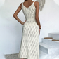 📢📢51% RABATT! ⏰2026 Neu eingetroffen Elegantes Kleid mit V-Ausschnitt & Pointelle-Strickmuster ✨