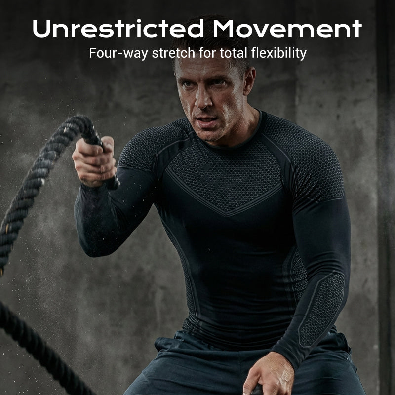 📢📢50% RABATT! ⏰Langarm-Trainingst-Shirt für Männer