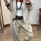 💎 55% RABATT! 💎 Damen Business-Anzug – Bügelfreier Blazer mit Kragen & Hose, Klassischer Look & Atmungsaktive Passform 👖💼