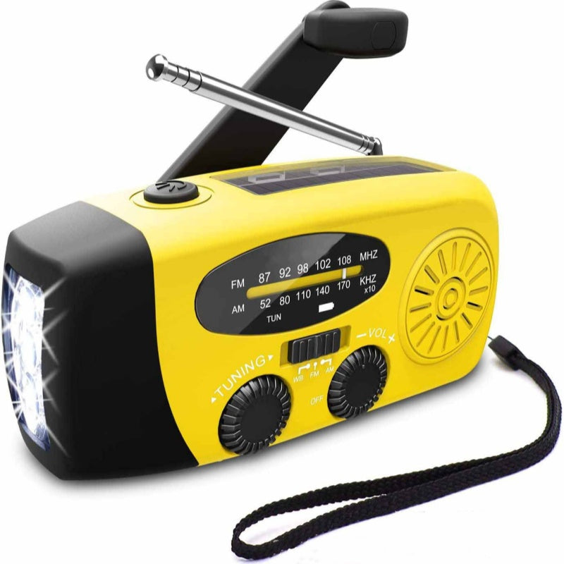 💎 50% RABATT! 💎 Multifunktionales Notfallradio mit Solarbetrieb – Handkurbel, LED-Taschenlampe, NOAA-Wetterempfang & Powerbank für Smartphones 🌞📻