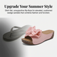 Damen-Bowknot-Zehenfreie Keilabsätze-Sandalen