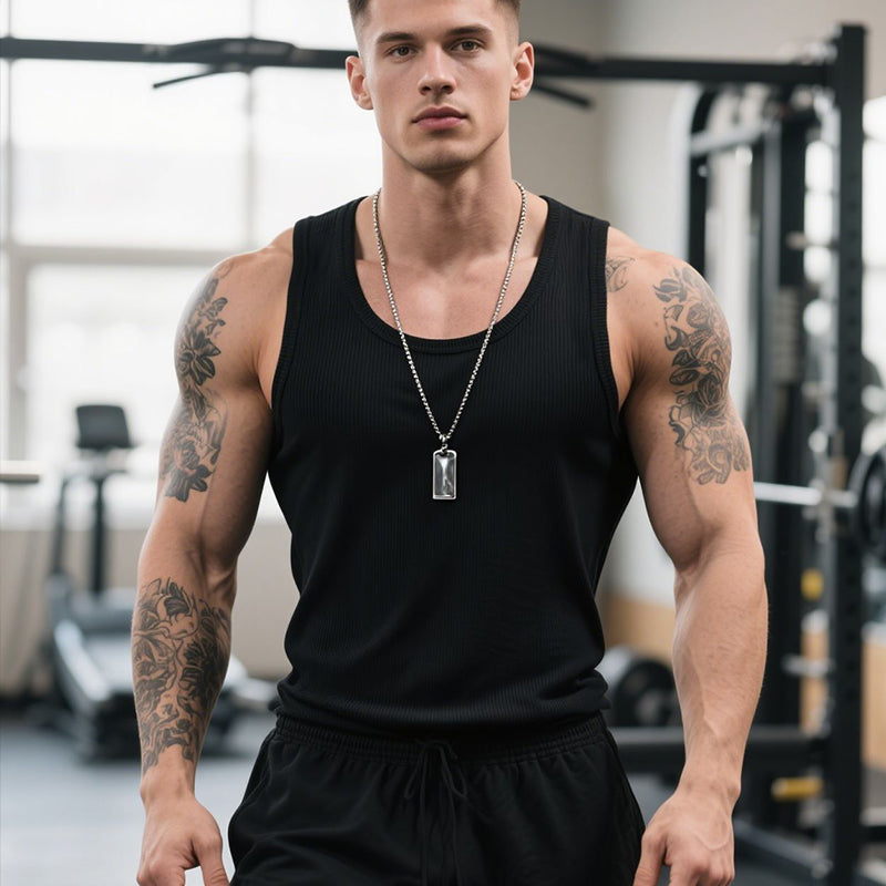 🏋️‍♂️ 50% RABATT AUF DAS HEAVY COTTON TANKTOP! 💪 Rippstrick, ärmellos & perfekt für Muskeldefinition – Sport & Freizeit 🏃