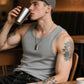 🏋️‍♂️ 50% RABATT AUF DAS HEAVY COTTON TANKTOP! 💪 Rippstrick, ärmellos & perfekt für Muskeldefinition – Sport & Freizeit 🏃