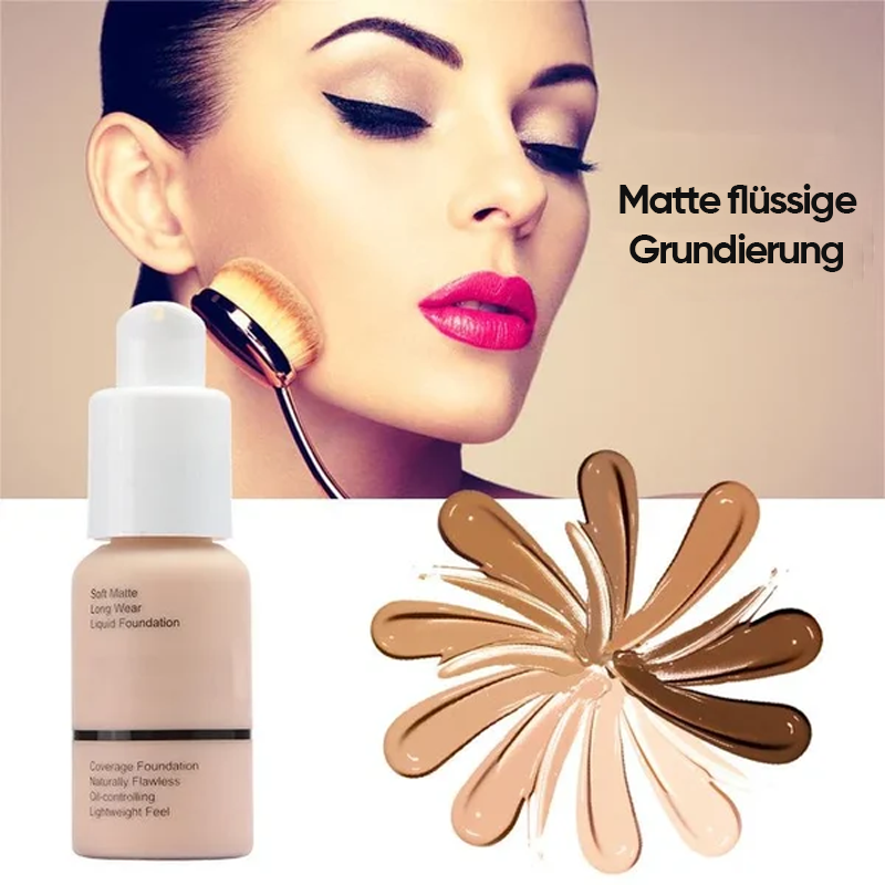 🌹Kaufen Sie 2 und erhalten Sie 1 gratis – 🔥Soft Matte Liquid Foundation