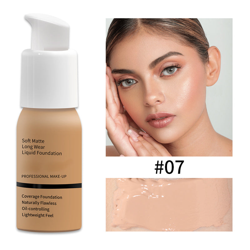 🌹Kaufen Sie 2 und erhalten Sie 1 gratis – 🔥Soft Matte Liquid Foundation
