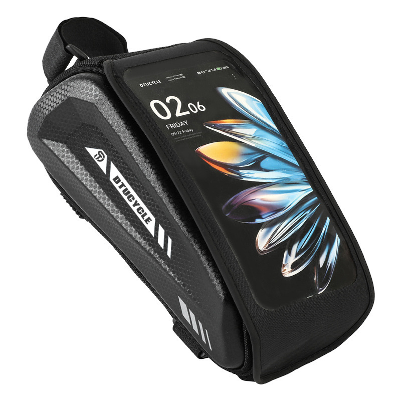 Wasserdichte Fahrrad Oberrohrtasche – Hardcase Handyhalter für MTB & Rennrad🚴📲