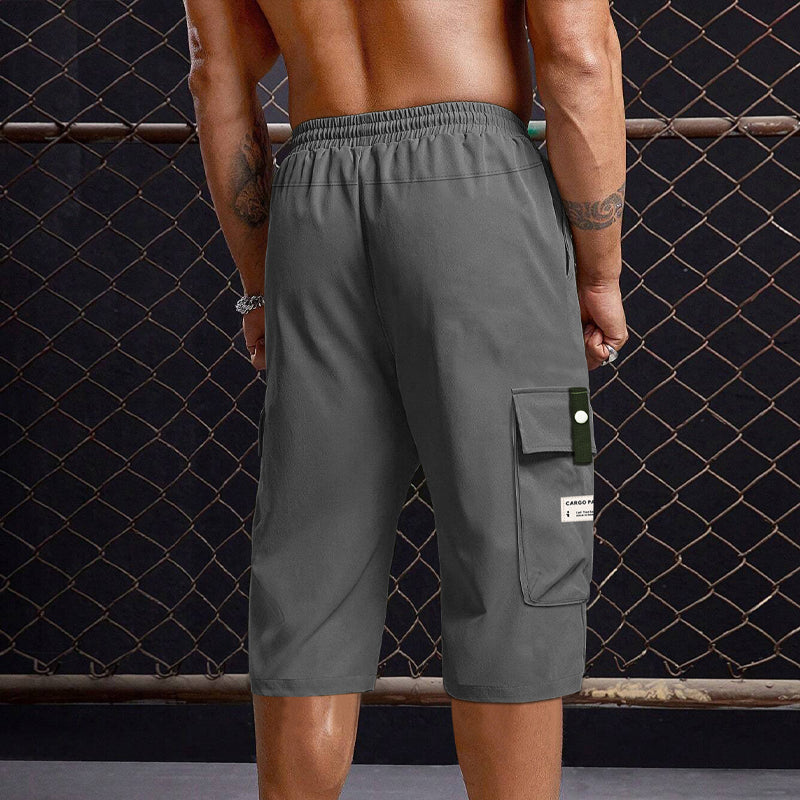 ⏳Begrenzte Zeit 50% Rabatt💥Lässige Herren-Workwear-Hose mit Kordelzug und 7/8-Schnitt