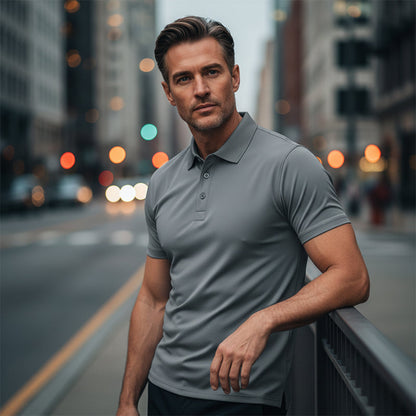 💎 -50% AUF DAS HERREN POLO-SHIRT! 💎 Schnell Trocknend, Knitterfrei & Athletische Passform für Business & Freizeit