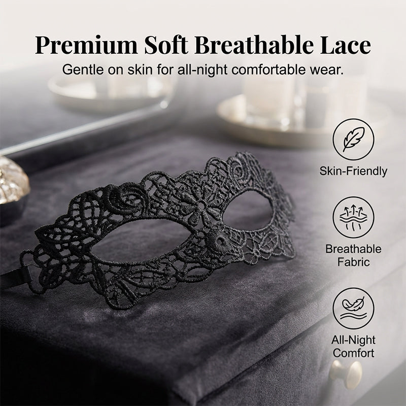 Spitzen-Maskenballmaske für elegante Partynächte
