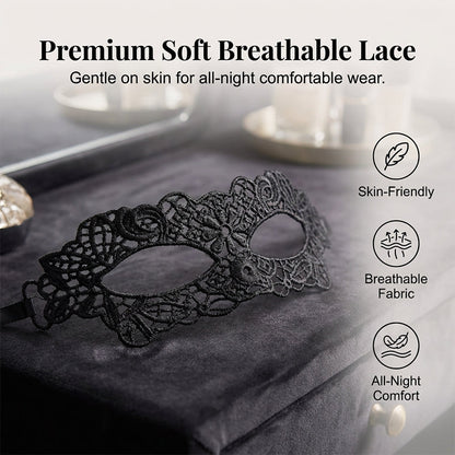 Spitzen-Maskenballmaske für elegante Partynächte