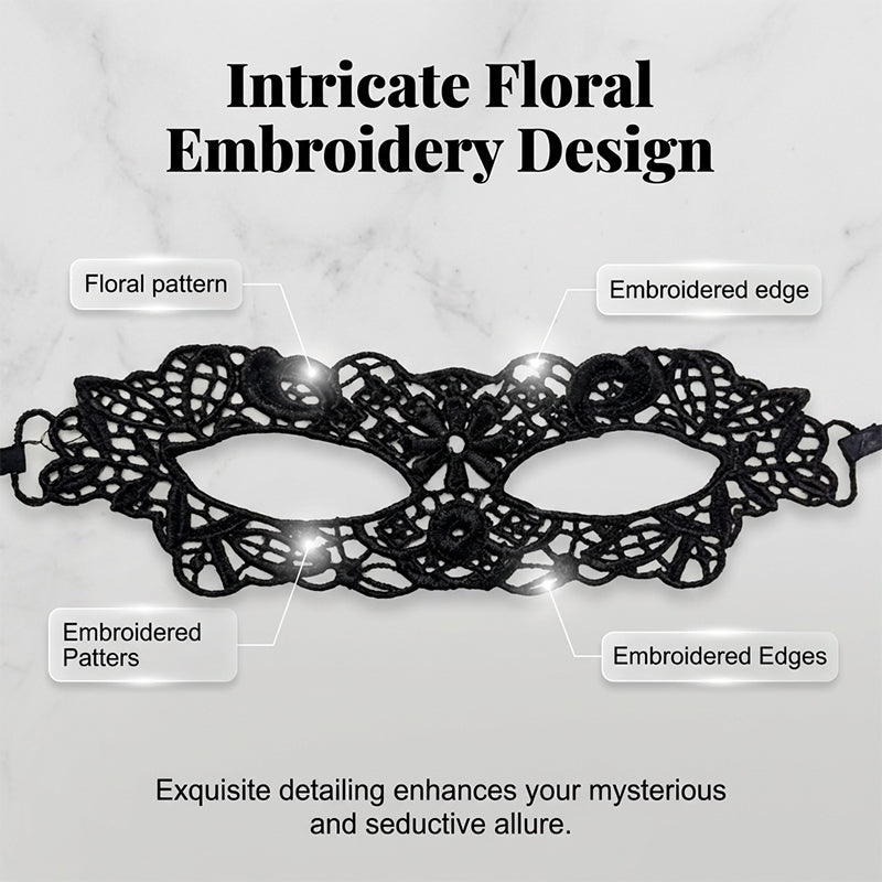 Spitzen-Maskenballmaske für elegante Partynächte