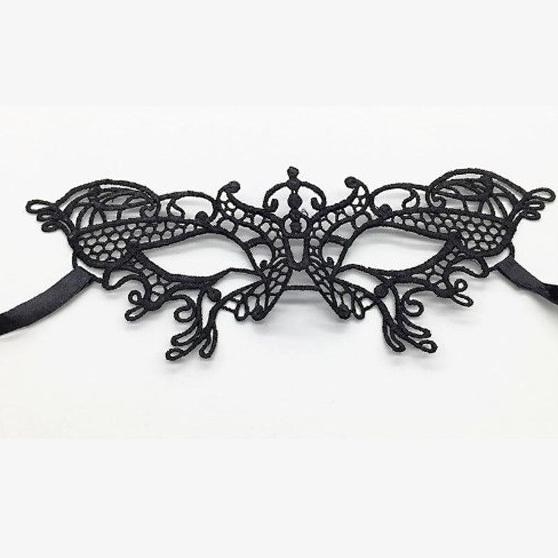 Spitzen-Maskenballmaske für elegante Partynächte