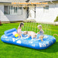 🏊 50% RABATT! 🥳 Aufblasbare Bräu-Liege – Automatische Sprühkühlung & abnehmbares Kissen – Getränkehalter & Sicherheitsgriffe – perfekt für Garten, Pool oder Strand – ideal für zwei Erwachsene 💦