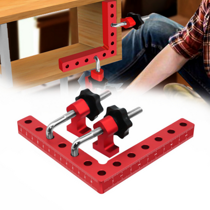 🔧⏰ 50% RABATT! 90° Positionierwinkel & Rechtwinkel-Klemmen Set aus Alu – Für perfekte Holzarbeiten & Montagen 🛠️