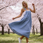 👗 JETZT 52 % RABATT! 🌸Ein locker sitzendes, federleichtes Kleid ☁️ Leicht, atmungsaktiv und nicht stickig 🌬️ Mit versteckter, großer Tasche 📱