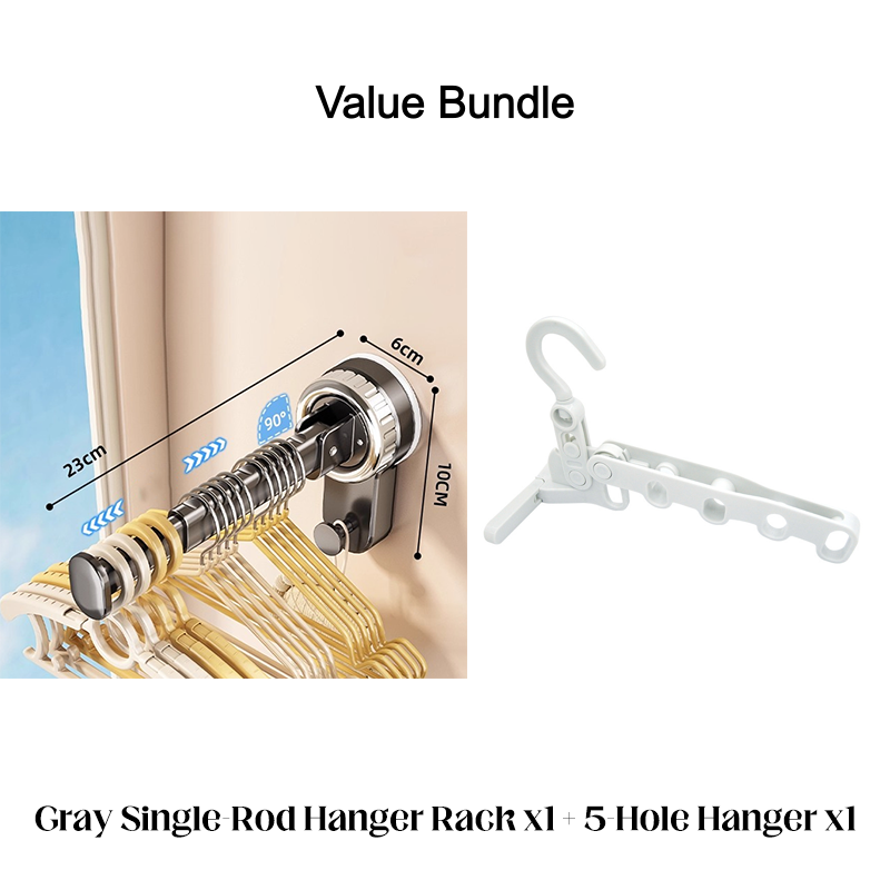 🛠️ Klappbarer teleskopischer Saugnapf-Wäscheständer – Platzsparend, stabil & einfach zu montieren – Ideal für kleine Wohnungen, Bad & Balkon ✨