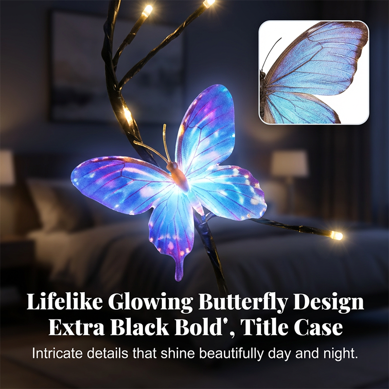 🥳2026 HEISSER VERKAUF🥳💞Über 50.000 verkauft!🌿Romantische LED-Lichterkette mit Schmetterlingsranke