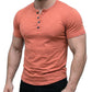 👕 JETZT 50 % RABATT! 🔥 Herren Kurzarm-Henley-T-Shirt – Klassischer Stil, weicher Stoff & perfekt für den täglichen Gebrauch 🏠
